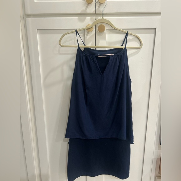 Hutch Navy Blue Dress size large! Stunning! Size large. Excellent condition. - Picture 4 of 7